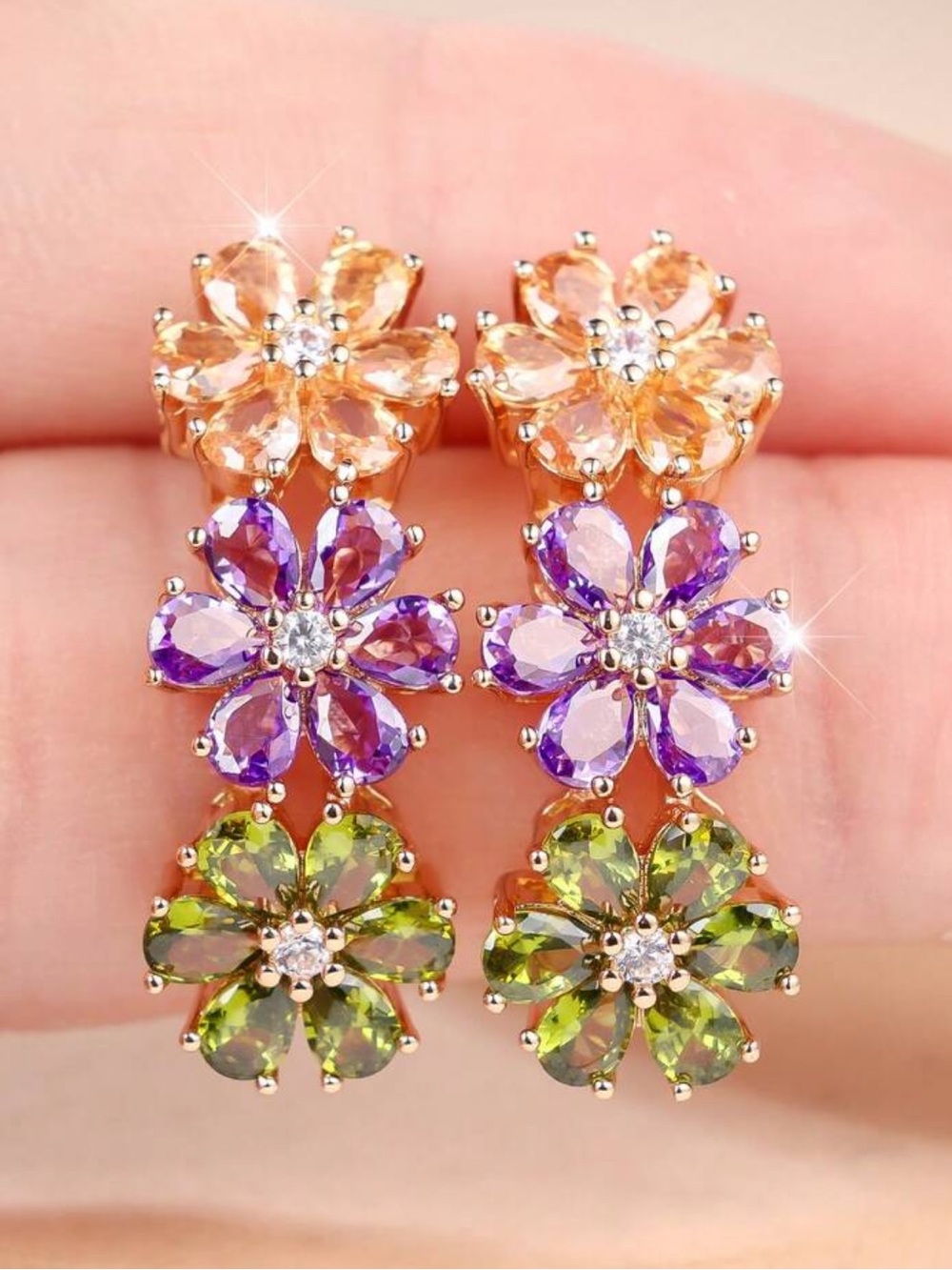 🌼 Floral Earrings 🌼